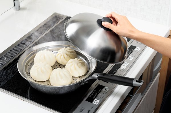 画像3: 燕熟の技　フライパンにのせるスチームプレート24cm~26cm用 (3)