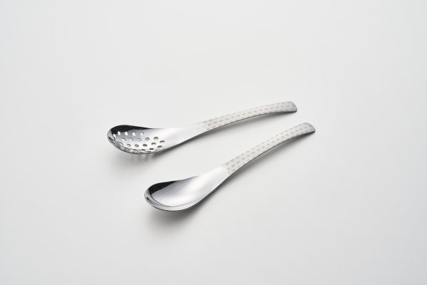 画像1: 燕熟の技　WAGARAレンゲスプーン2PCS【麻の葉】 (1)