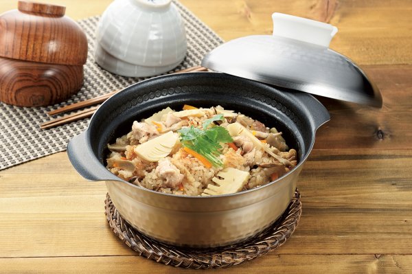 画像5: 燕熟の技［クローバー］4LAYERS　マルチご飯鍋20cm（3合炊き） (5)