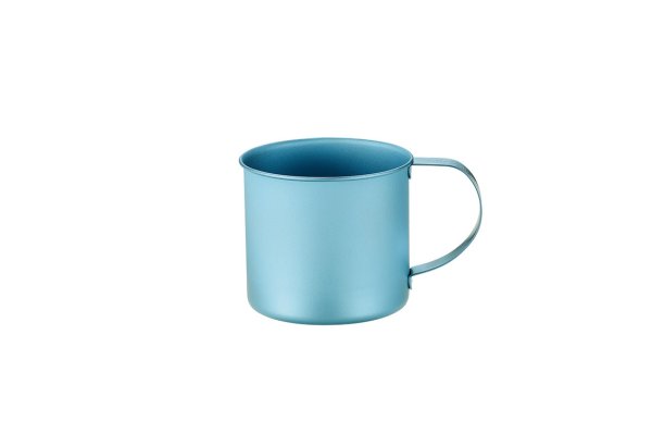 画像1: 燕熟の技　チタンマグカップ320ml（発色仕上げ）ブルー (1)