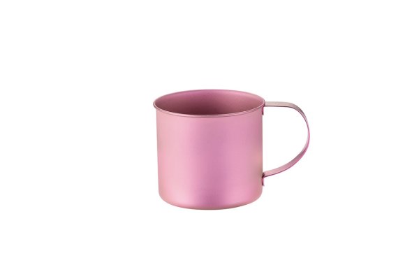 画像1: 燕熟の技　チタンマグカップ320ml（発色仕上げ）ピンク (1)