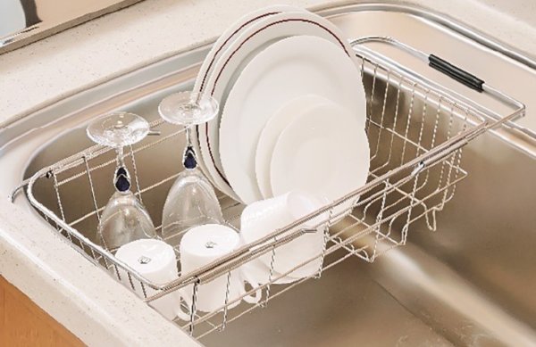 画像3: スライドスリムバスケット　トレー付き (3)